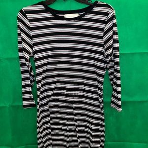 Juniors blue stripped dress